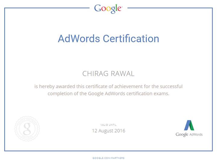 Chirag - Google Adwords